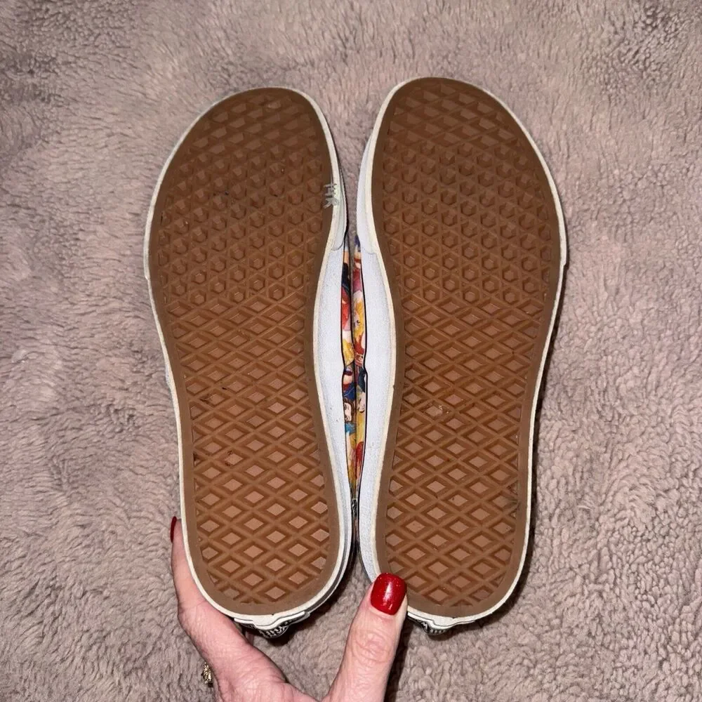 Vans Disney Princess Size 5.5 Mens Ariel Snow White Womens 7 EUC RARE
